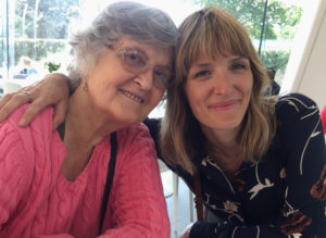 (Left to right) Illy Fraiture and her mom, Hanna Jankovich, in London, July 2018.