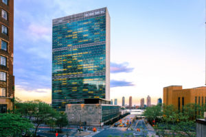 United Nations Building and East Side of Manhattan