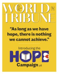 Cover of the February 5 2021 World Tribune