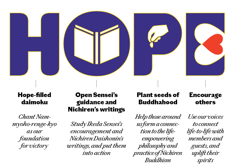 Hope Campaign description with a graphic