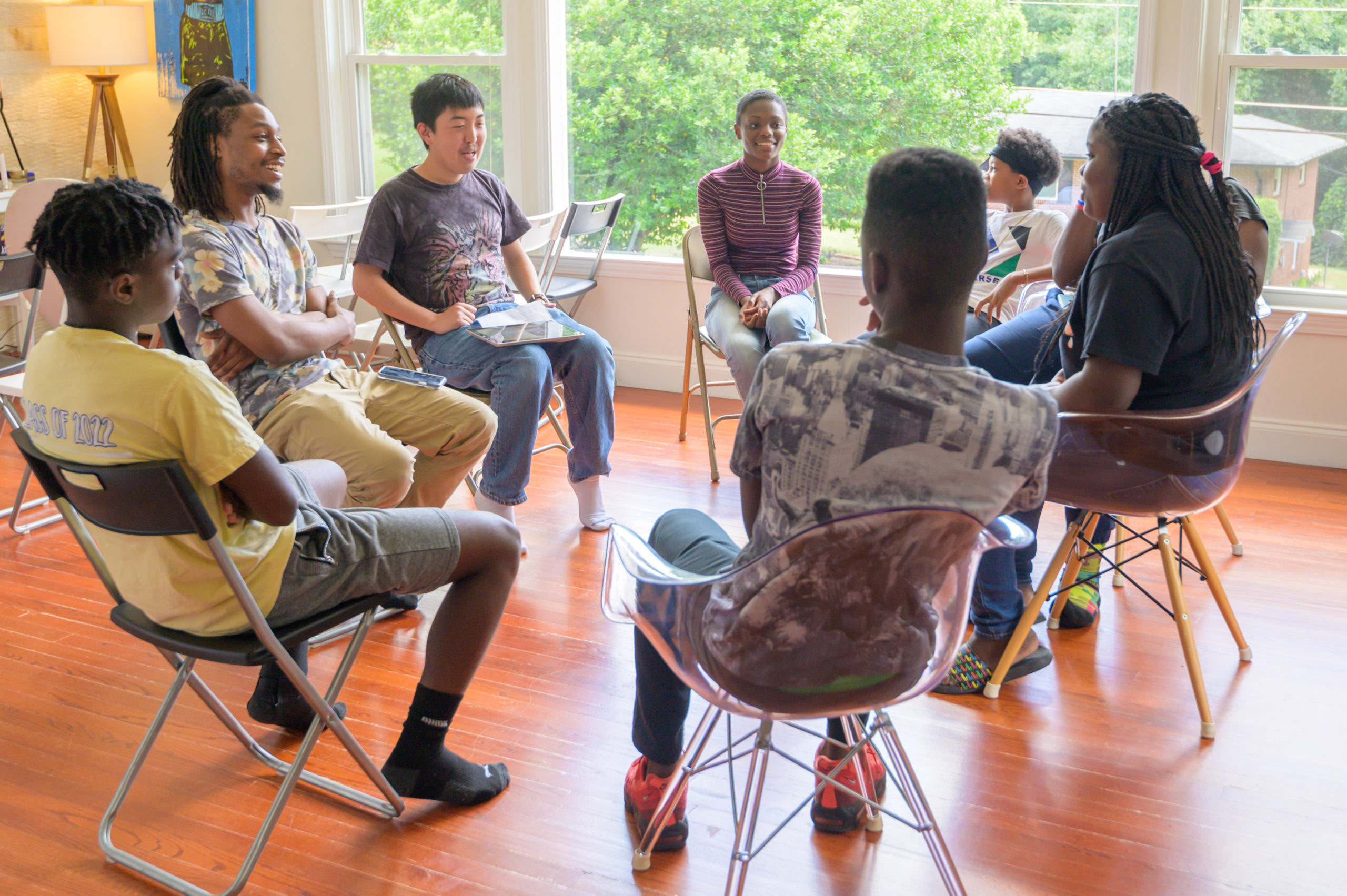 Youth dialogue at the 2019 South Zone July Youth Discussion Meeting. Photo by Anthony Wallen.
