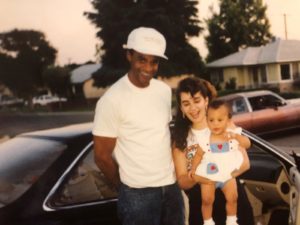 Candace and her parents.