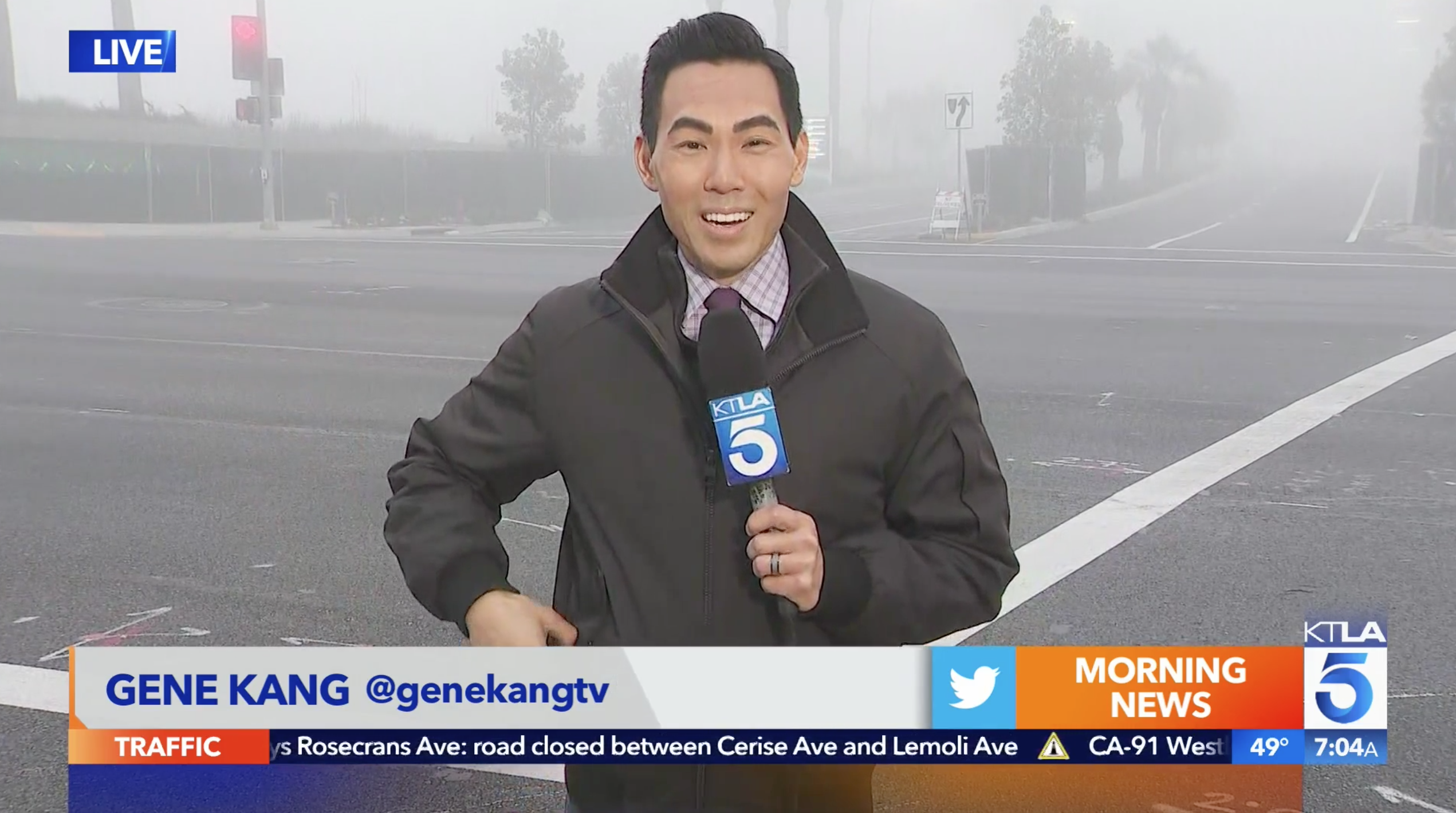 Gene Kang on KTLA 5 News