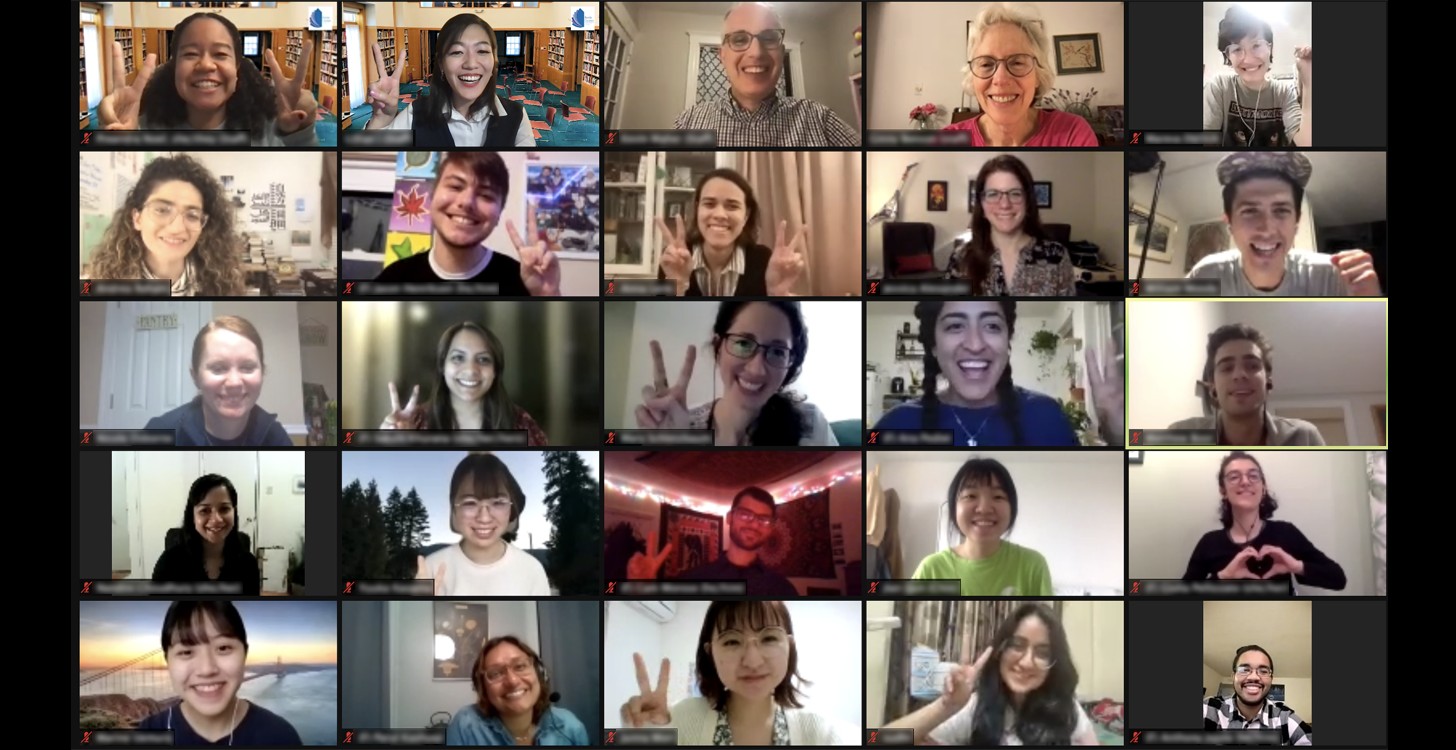 Participants of the second virtual Dialogue Nights event, hosted by the Ikeda Center, reflect on significant moments over the last year—from their various challenges to what they’ve learned and how they’ve changed, May 14, 2021.