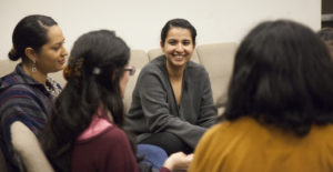 SGI-USA youth members engage in dialogue, Los Angeles, March 2020.