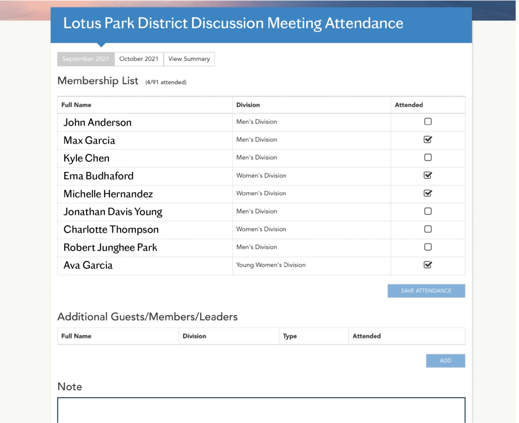 Image of how to enter district stats on the portal