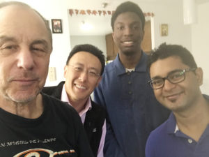 Peter and his fellow SGI-USA members in Hartford, Conn., May 2019.