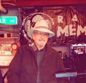 BJ Banks at the Radio Memphis Station, Memphis, 2020