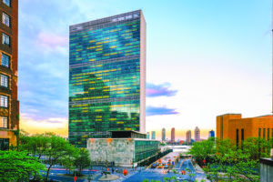 United Nations Building and East Side of Manhattan